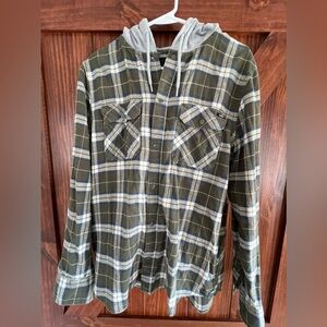 Vans Classic Fit Flannel Hooded Jacket